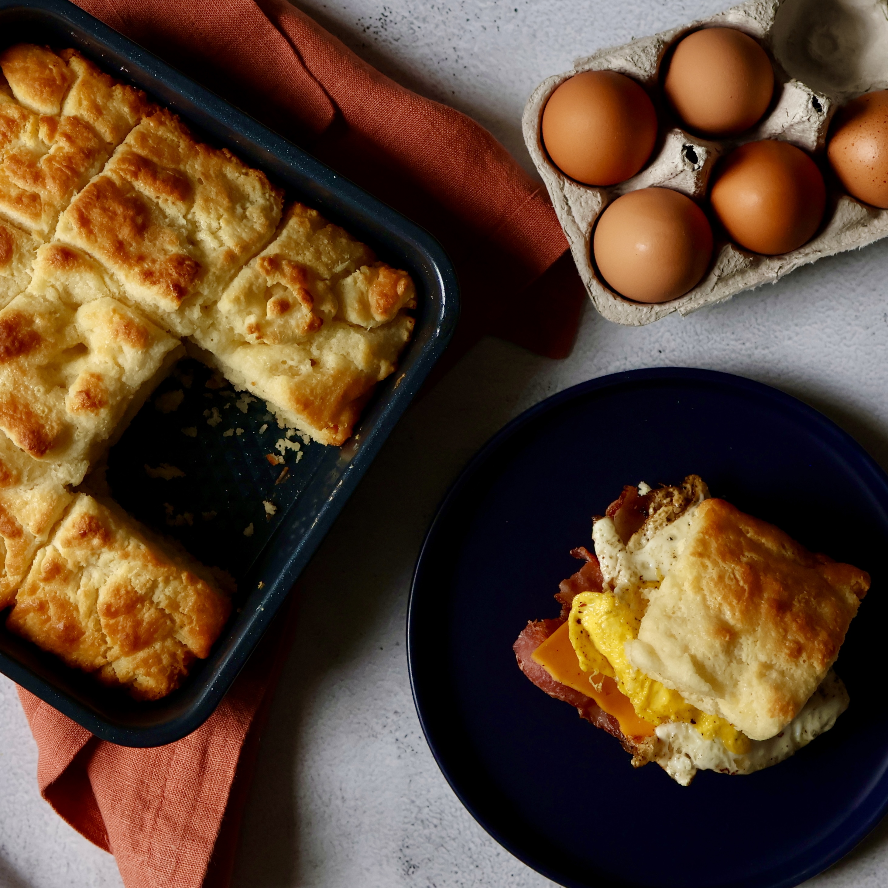 Sunday Morning Butter Swim Biscuits