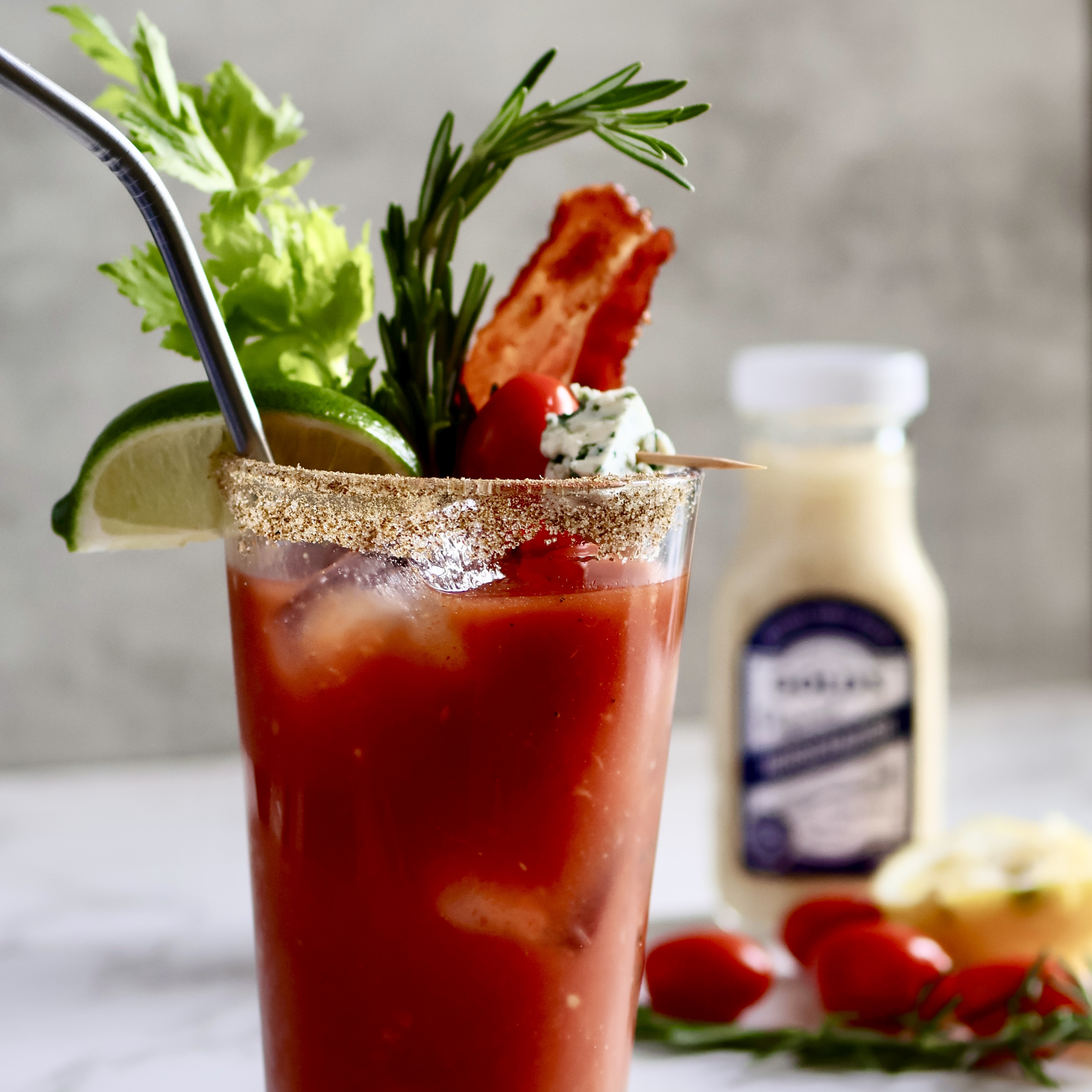 Bloody (Rose) Mary Cocktail