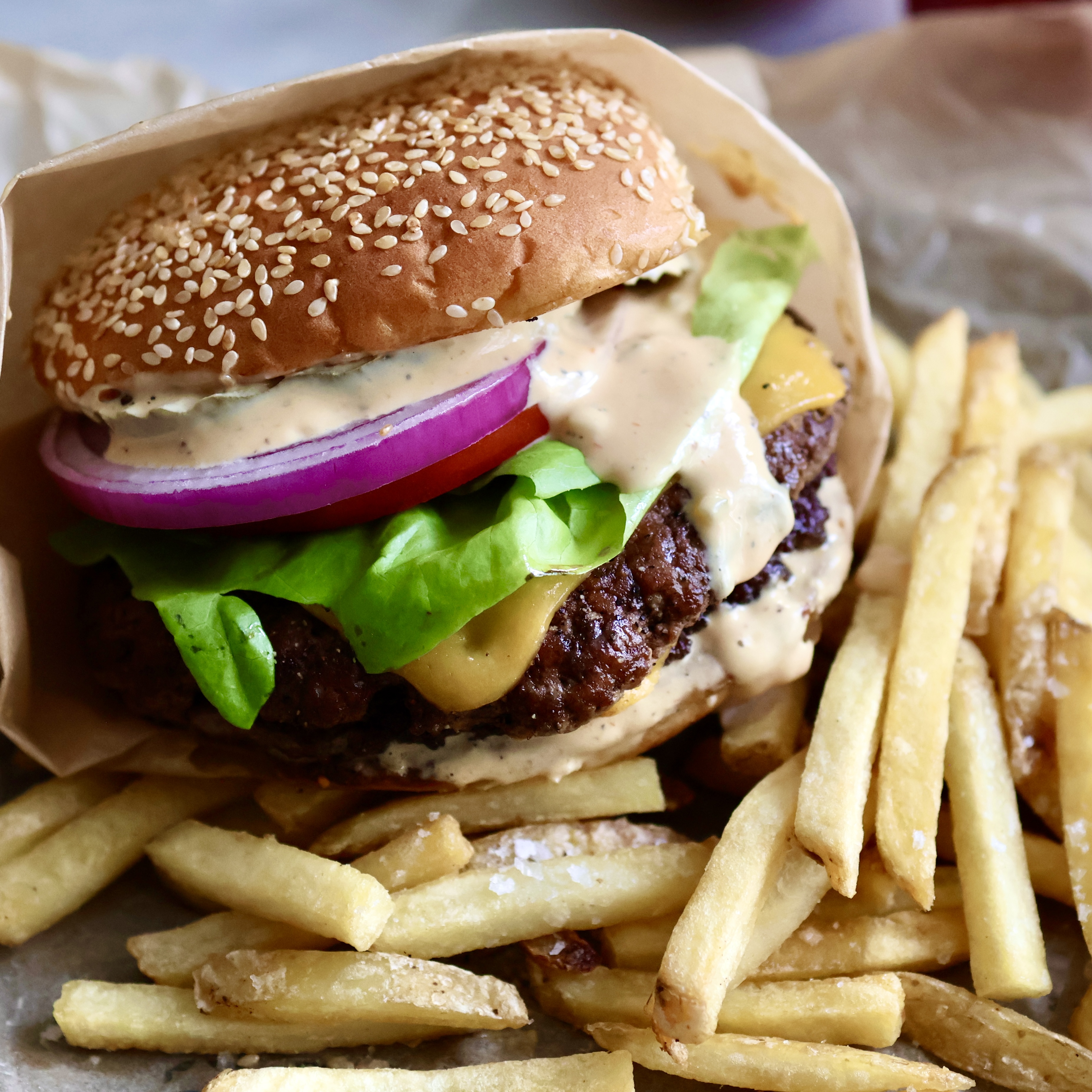 Smash Burgers with Special Sauce